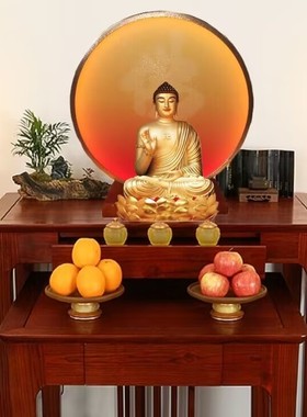 奥森铝装饰中式佛龛禅意净化磁场