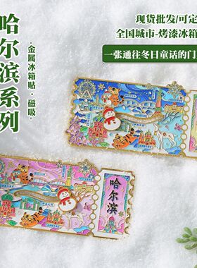 哈尔滨金属冰箱贴滑轨票根城市