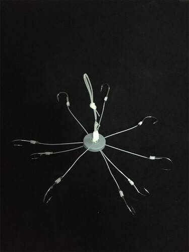 纯手工翻板鱼钩绑好套装翻版爆炸飞钩八爪丸世溪流海夕鲢鳙盘钩 - 图2