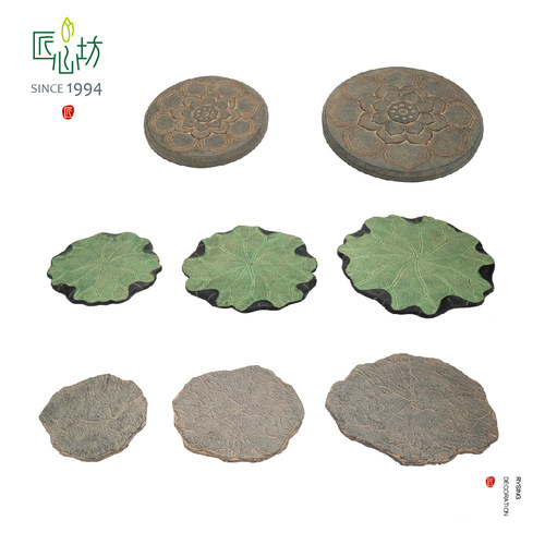 匠心坊花园踏步石户外别墅草坪脚踏石庭院造景装饰中式露台摆件 - 图3