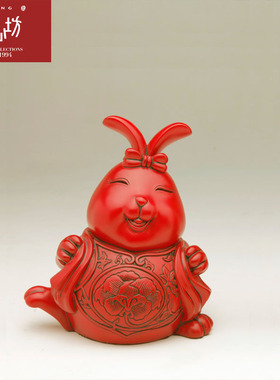 匠心坊十二生肖摆件工艺品可爱中式古典喜庆礼盒装生日礼物