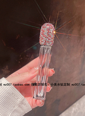 香水瓶分装瓶10毫升镶钻透明玻璃瓶高级感便携喷雾小空瓶女士新款