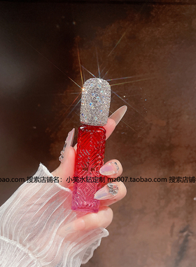 香水瓶小分装瓶镶钻玻璃喷雾10ml