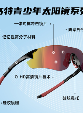 高特防风运动63003马拉松眼镜