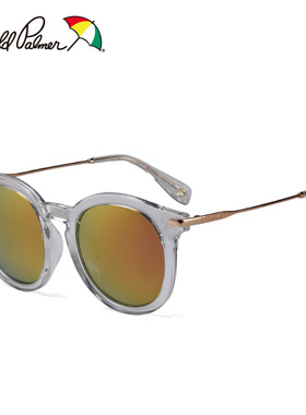 花雨伞时尚韩国复古风圆脸太阳镜