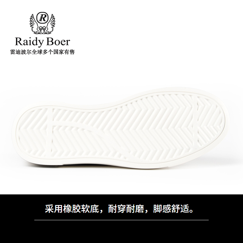 【轻便透气】Raidy Boer/雷迪波尔男士品牌老花图时尚休闲鞋 2033 - 图3