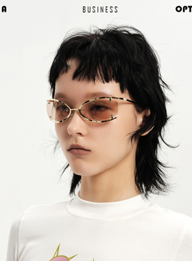 小众金属辣妹复古太阳镜