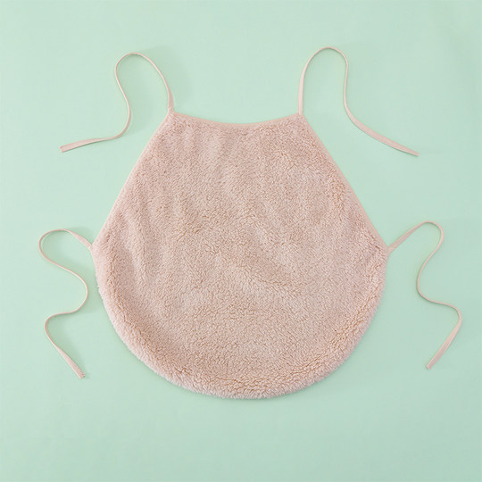 珊瑚绒护肚暖胃吊带肚兜女冬成人睡觉护胸口毛绒护肚围男