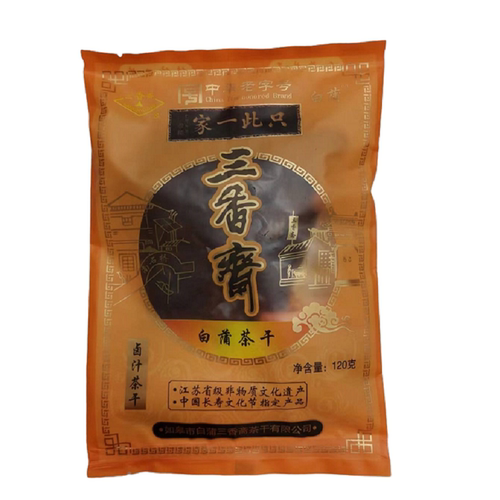 6袋包邮 南通如皋特产 三香斋白蒲茶干豆腐干多口味 休闲美食零食 - 图0