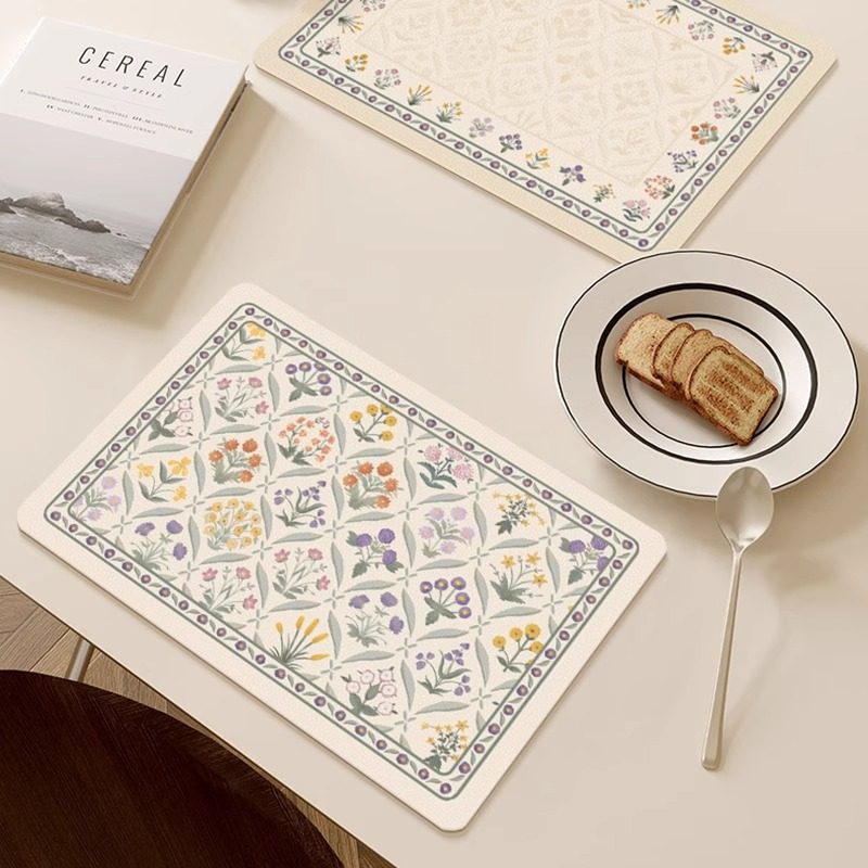 法式沫汐皮革餐垫碗盘垫高级感防水防油西餐垫轻奢隔热拍照餐垫子,淘宝优惠券,粉丝福利购,淘宝优惠卷