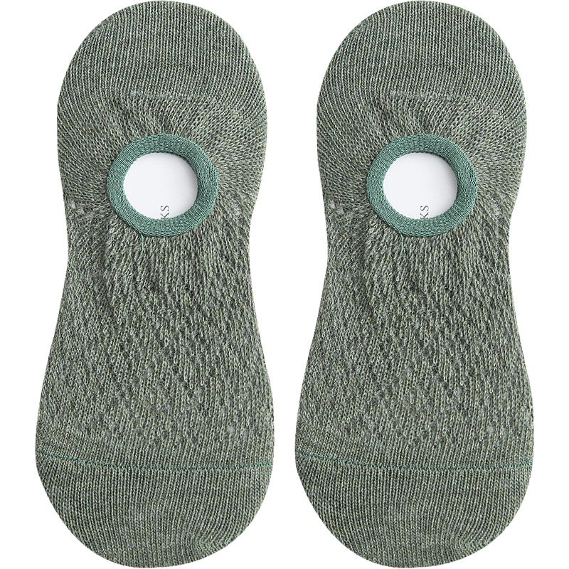 麻叶潮品 stylish socks袜子女短袜浅口隐形女士船袜硅胶防滑不掉跟夏季薄款穿袜纯棉夏天3