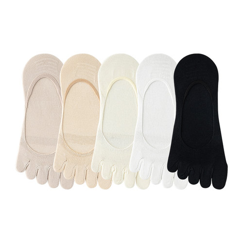 五指袜女款夏薄款船袜女士隐形袜子26新款纯棉分趾防滑不掉跟浅口 - 图3