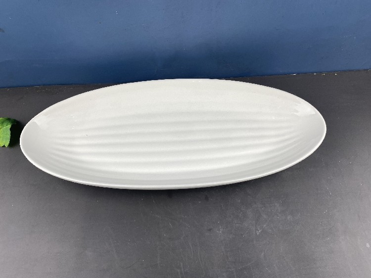 141618英寸陶瓷白菜盘椭圆盘通用超大形饭店鱼盘酒楼鱼盘商用菜盘,淘宝优惠券,粉丝福利购,淘宝优惠卷