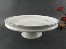 High footed pan tea point tray minimalist tea road ceramic pastry dish pastry Dried Fruit Tray Fruit Tray Chinese Trays