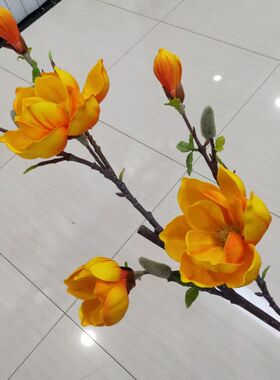 新中式高端玉兰仿真花假花束