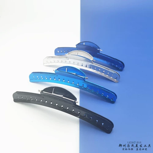 Заголовок масла перегородка ретро -алюминиевый клип -зажима -широкий нарезка для волос