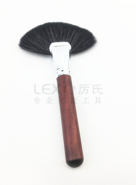 伞形毛刷貂毛舒适实木手柄颈扫