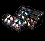 Прозрачный акриловый стенд, солнцезащитные очки на солнечной энергии