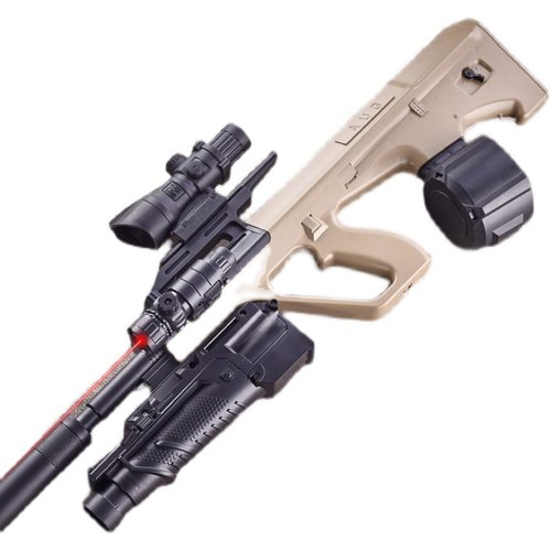 自动连发AUG突击步枪儿童水晶玩具电动连发仿真手自一体男孩玩具 - 图3