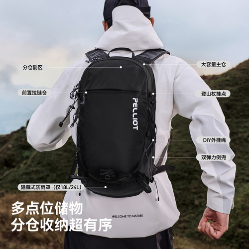 【逐光】伯希和户外登山背包女徒步轻便双肩背包旅行轻量化书包男 - 图2