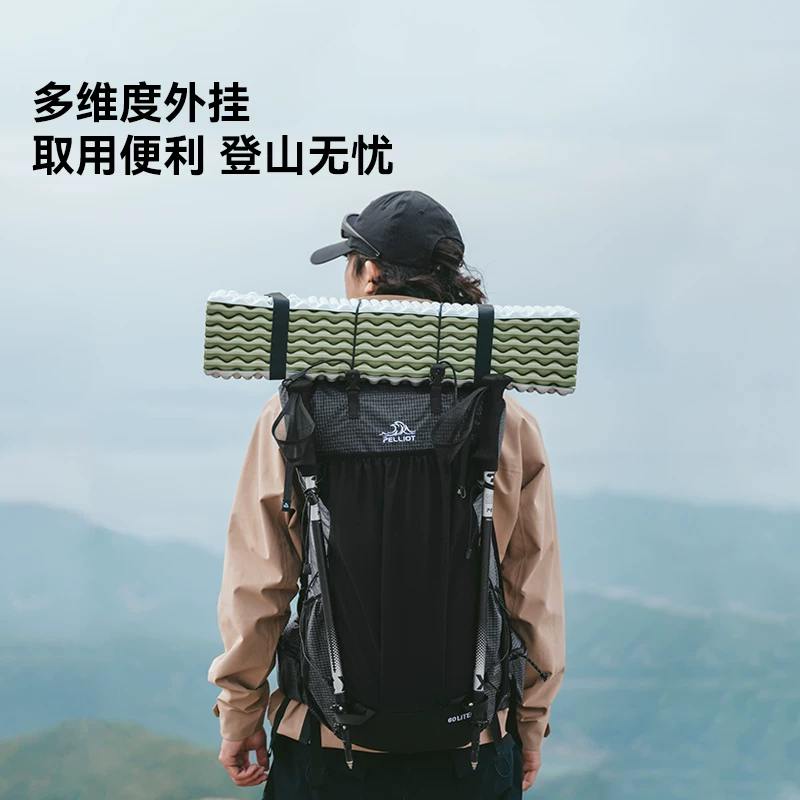 Capacious backpack outside climbing, travel bag for hiking