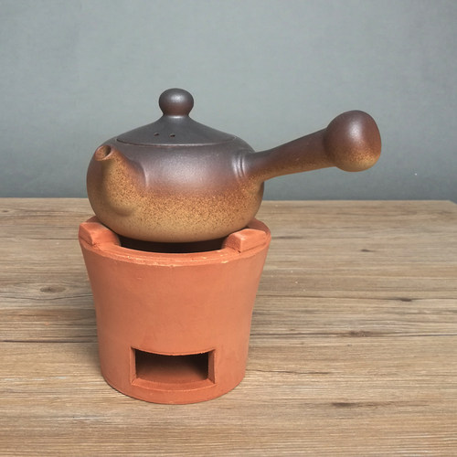 红泥炉紫砂壶炭炉茶炉橄榄碳炉小火炉老式炭炉煮茶壶潮州工夫茶炉 - 图3
