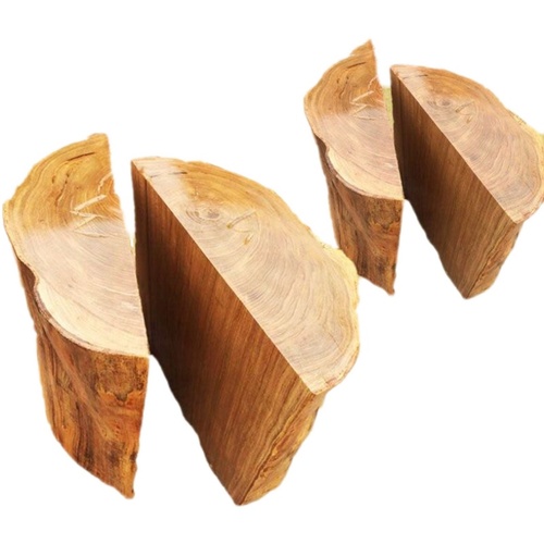 实木底座大板支架根雕木墩对半脚架树墩半圆墩子天然原木树桩柯木