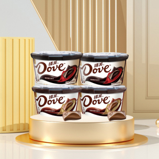 德芙.纯巧克力112gx2碗装