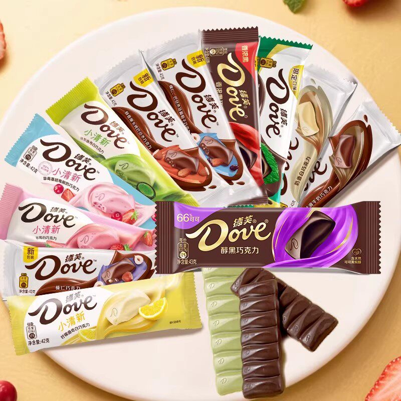 【多口味随心配】德芙零糖薄荷巧克力6条