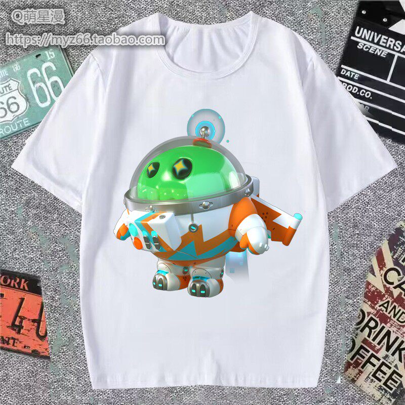 蛋仔派对皮肤手游戏短袖t恤男女学生上衣夏季宽松潮童装半袖打底t