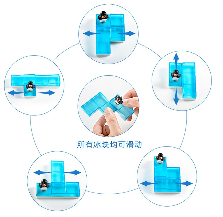 推荐儿童空间推理训练智力开发迷宫益智企鹅闯关通关桌游戏3-9岁+ - 图3