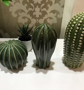 梵思吉装饰品3件套绿色仙人掌