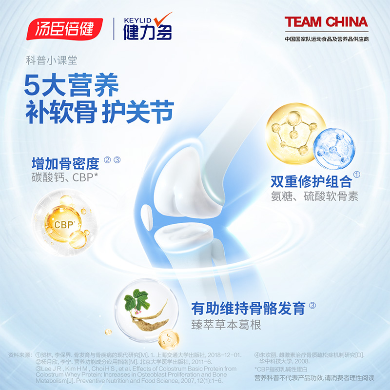 汤臣倍健软骨素钙片疼痛健力多葛根 汤臣倍健佰健钙铁锌/钙镁