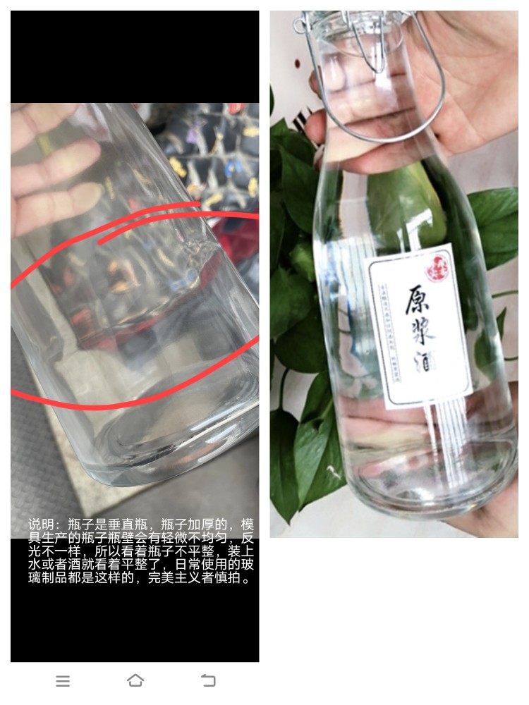 泡杨梅酒玻璃瓶泡青梅专用酒瓶酒坛桑葚酒瓶樱桃酒瓶空瓶高档密封