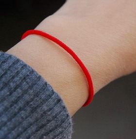 加强型藏式密宗九乘金刚结 四线编织本命年红绳手链2mm