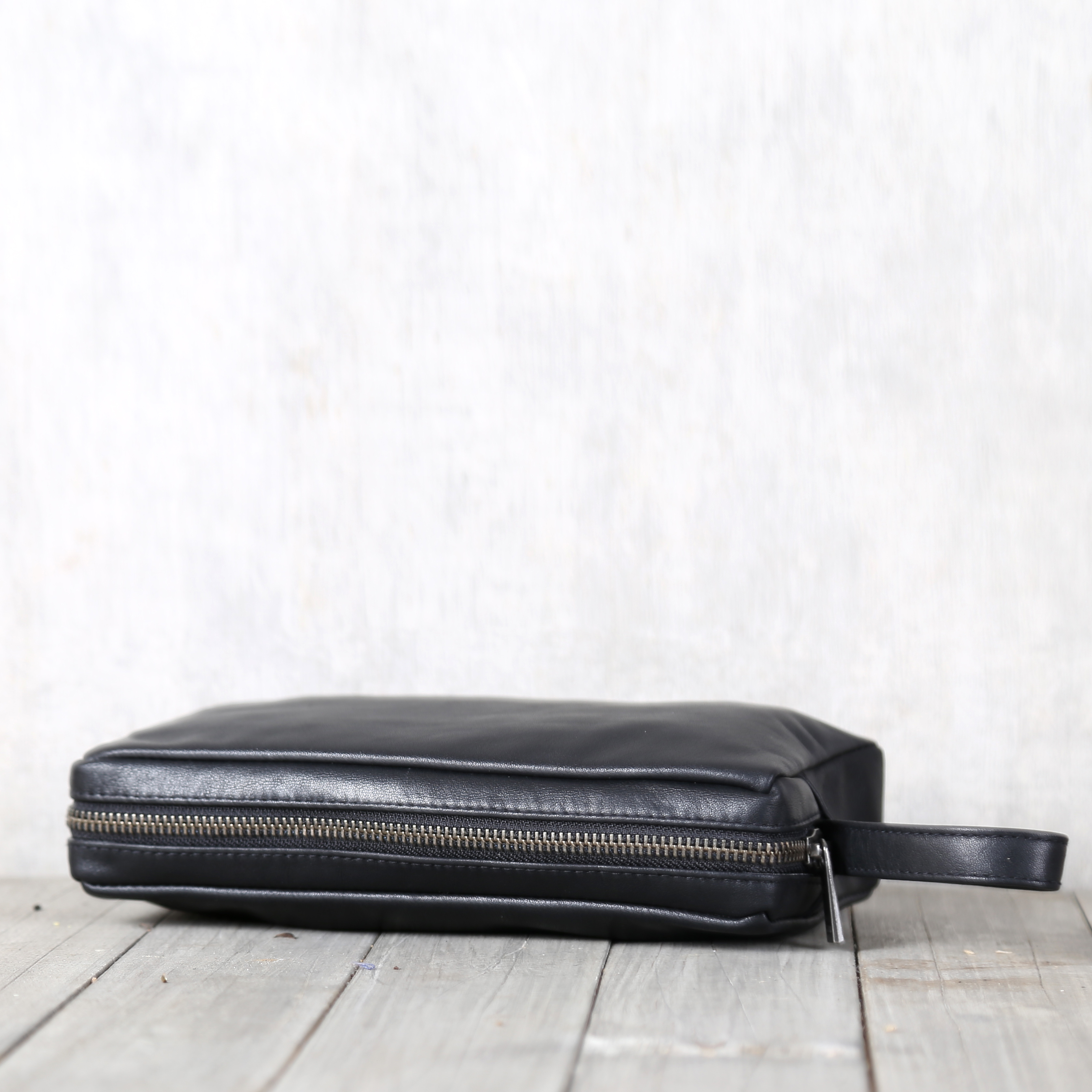 深山九处手工真皮钱包头层牛皮包袋大容量手包软包原创设计 - 图1