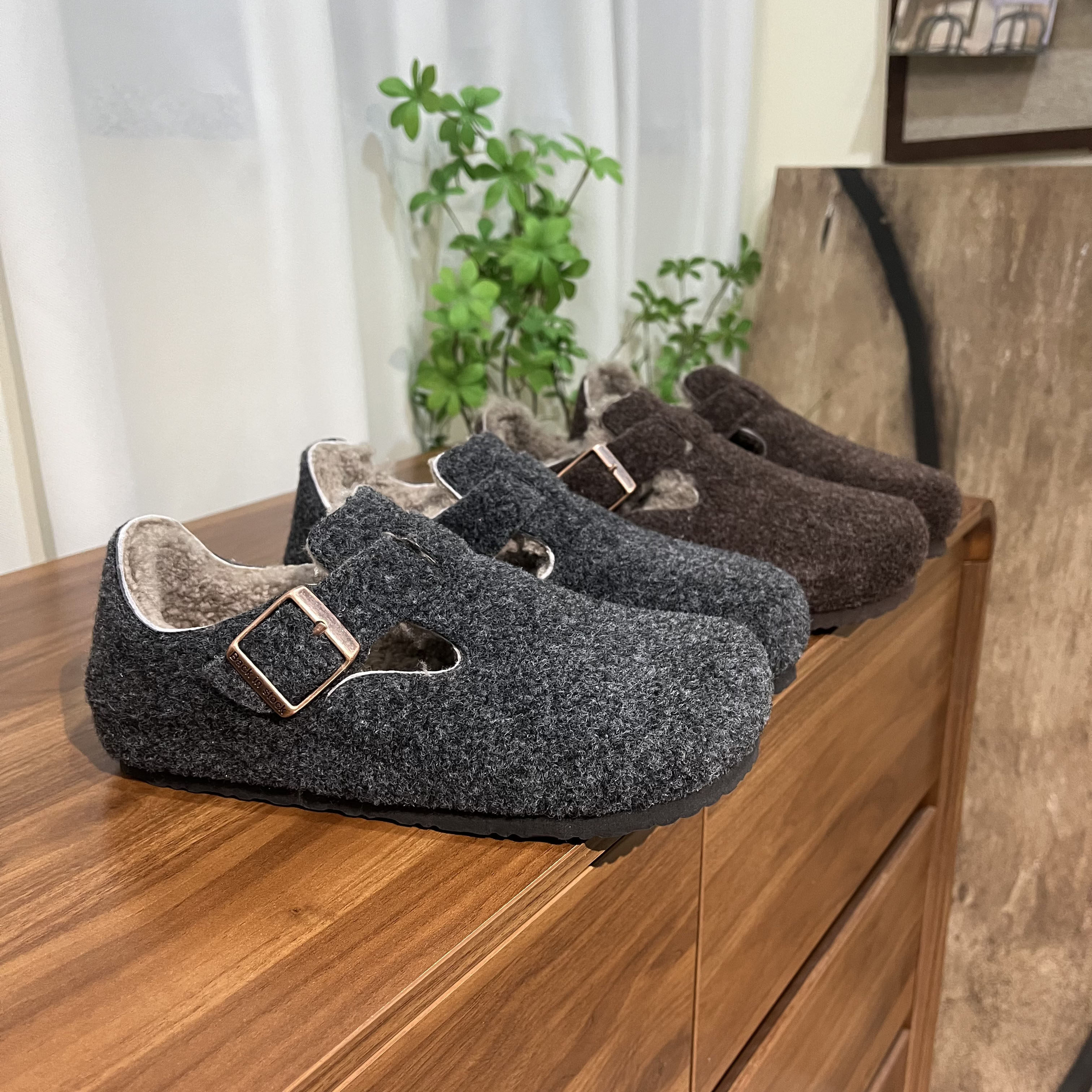 羊羔毛一体灰色勃肯鞋女2025新款秋冬保暖一脚蹬懒人雪地靴子棉鞋,淘宝优惠券,粉丝福利购,淘宝优惠卷