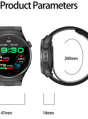 Accurate ECG+PPG Blood Pressure AirPump Airbag Smartwatch