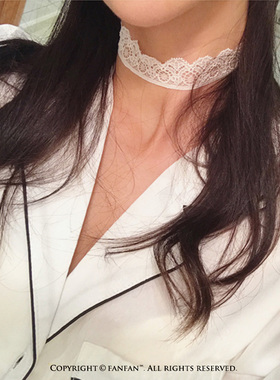 弹力甜美风蕾丝手环项圈
