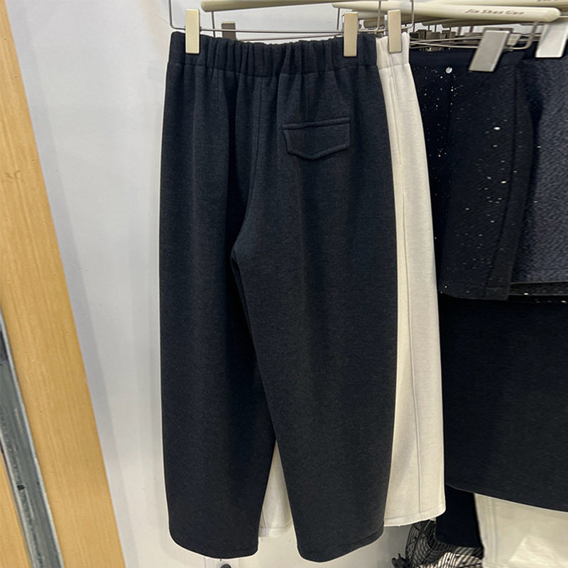 2025新款韩版加绒加厚豌豆裤休闲松紧腰哈伦裤女奶奶裤九分裤子,淘宝优惠券,粉丝福利购,淘宝优惠卷