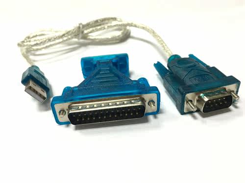 USB-RS232线配9母转DB25公转换头 USB转串口线(COM口)USB9针线 - 图0