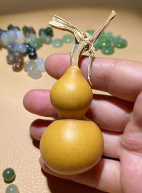 天然手捻小葫芦文玩种子可种植