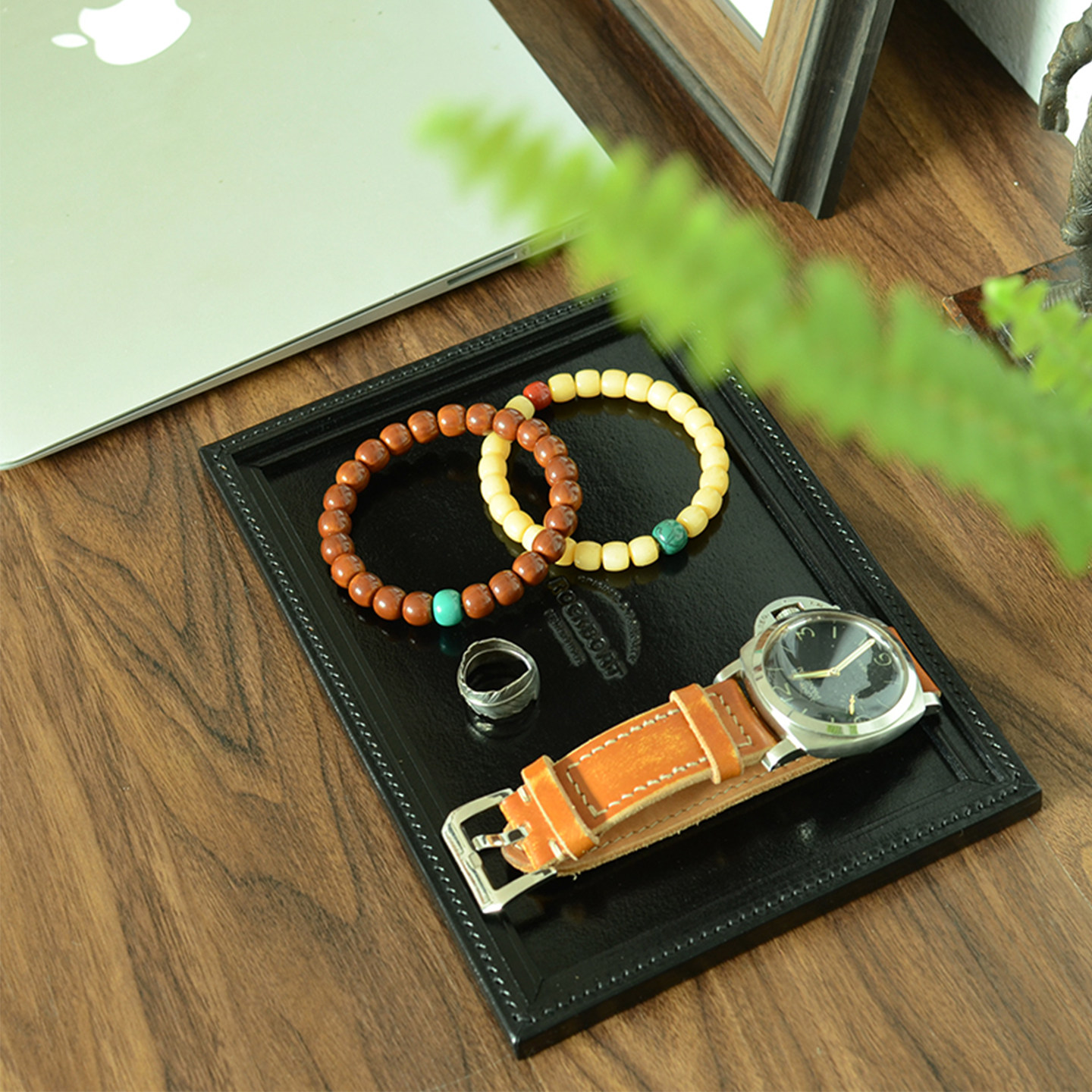 rockboat纯手工超厚植鞣皮盘玄关首饰文玩小物件桌面收纳盒展示盘,淘宝优惠券,粉丝福利购,淘宝优惠卷