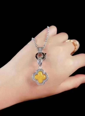 泰国特色佛牌 金苍蝇舍财膏吊坠项链 桃花男女饰正品点钻挂福管