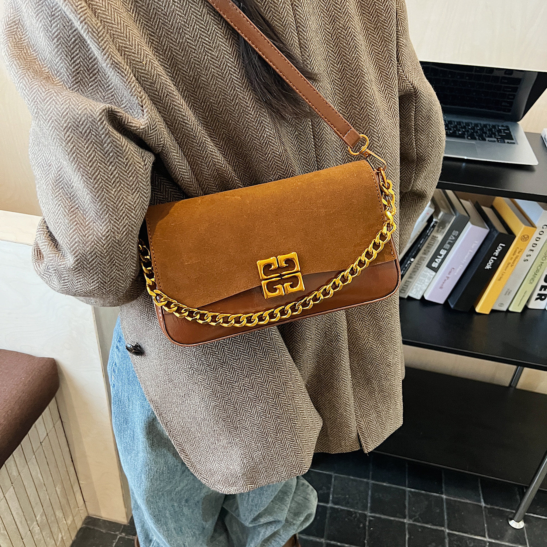 包包女2026新款小众轻奢简约时尚单肩小方包高级感潮流休闲斜挎包,淘宝优惠券,粉丝福利购,淘宝优惠卷