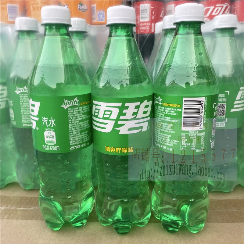 可口可乐雪碧680ml*12瓶 中胖瓶系列无糖可乐零度芬达烧烤搭配 - 图0