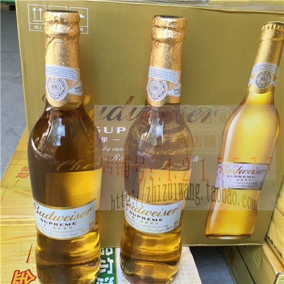 Budweiser/百威金尊啤酒500ml*12瓶 玻璃瓶小麦啤酒高端商务系列 - 图2