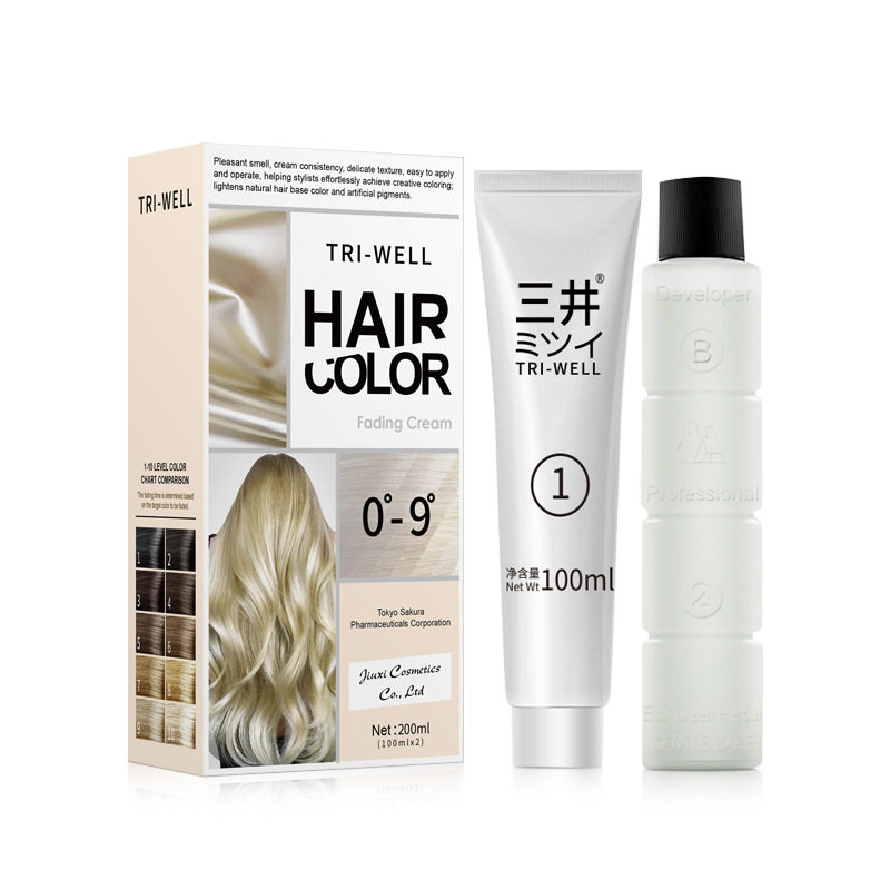 正品三井植物褪色膏褪黑色头发褪色漂膏超强漂发家用褪不伤发温和,淘宝优惠券,粉丝福利购,淘宝优惠卷