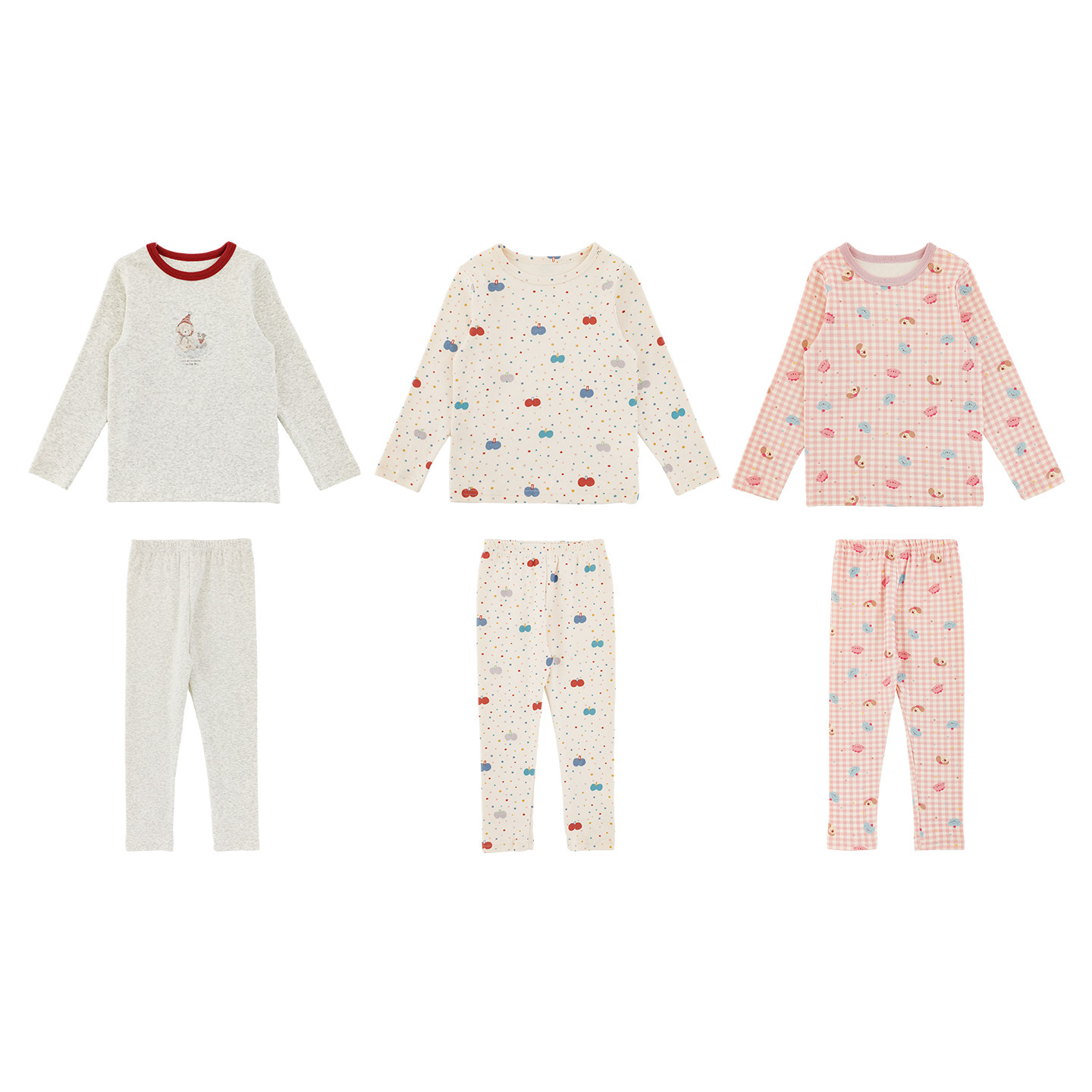 幼悠女童2025冬季新款卡通保暖家居服套装无骨缝合女孩睡衣两件套,淘宝优惠券,粉丝福利购,淘宝优惠卷