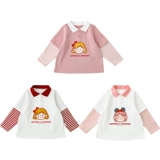 Комплект, классическая мультяшная футболка для отдыха, осенний, в корейском стиле